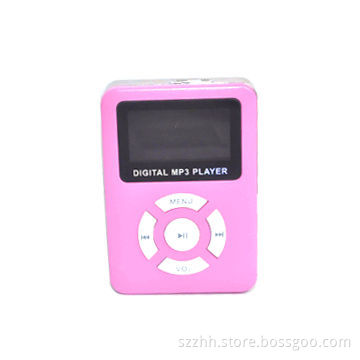 Card Reader MP3 Player with Black/White Display, Supports microSD Up to 32GB and MP3/WMA Formats